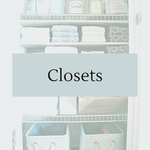 professional organizer for closets